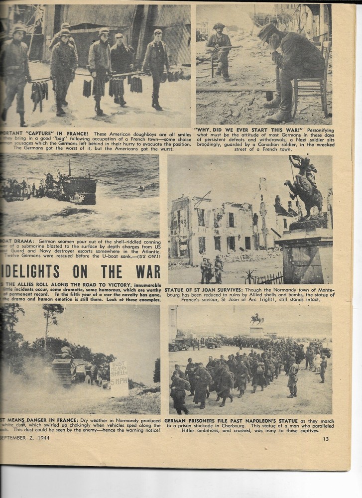 AUSTRALASIAN MAGAZINE,SEPT. 1944-EXTENSIVE WAR COVERAGE