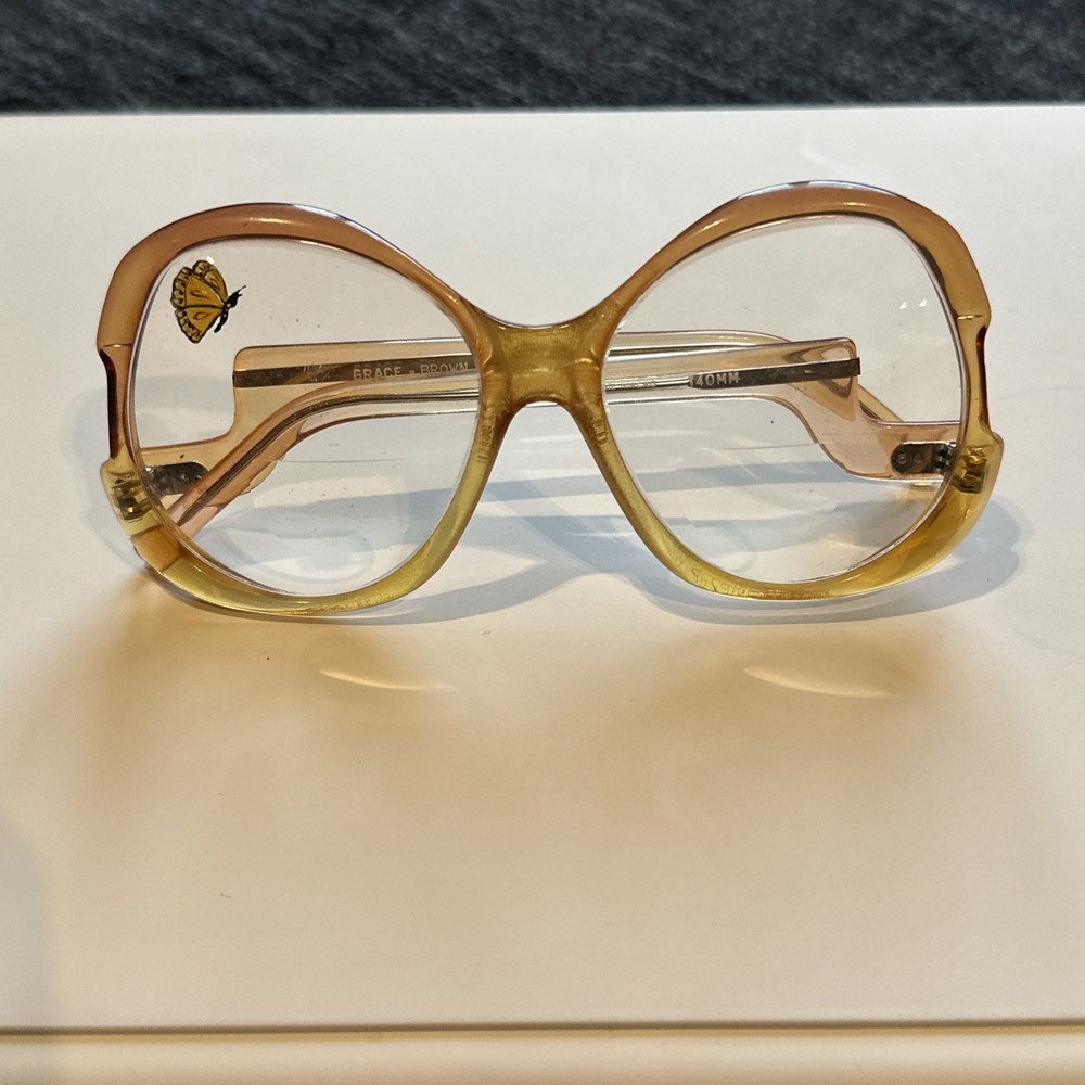 Grace Brown Frame Macau 140mm - Vintage