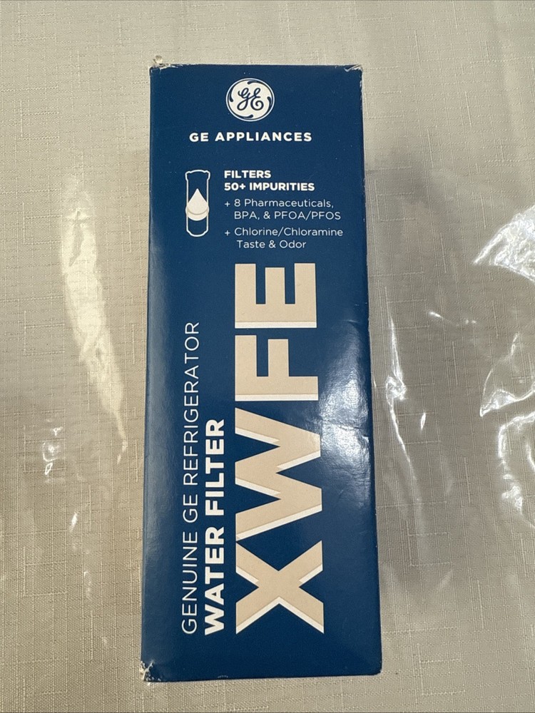 Genuine GE XWFE Refrigerator Water Filter - White OEM original No Chip