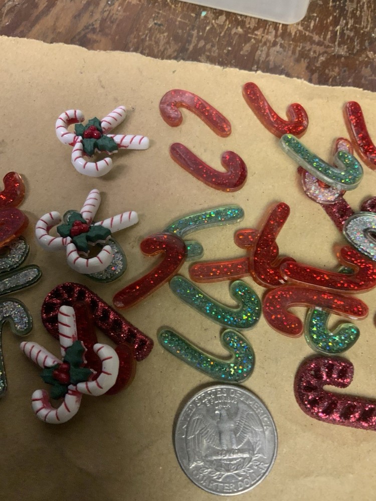 Crafts Candy Cane Embellishments