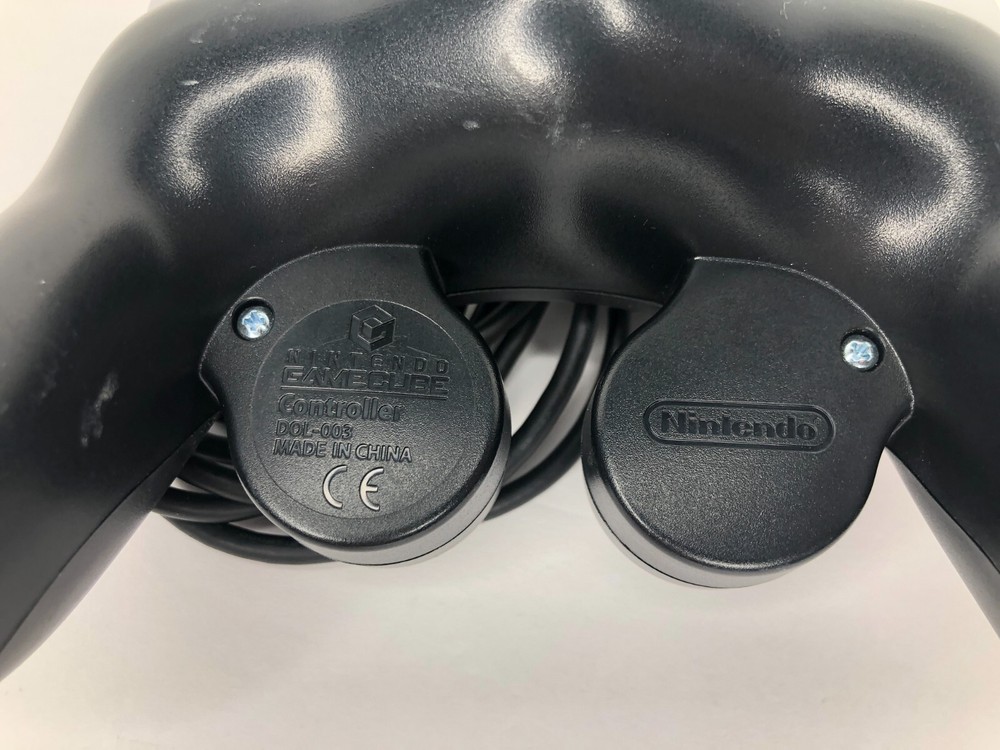 Official Nintendo GameCube Controller Jet Black (OEM T2 Tight Stick) *DOL-003