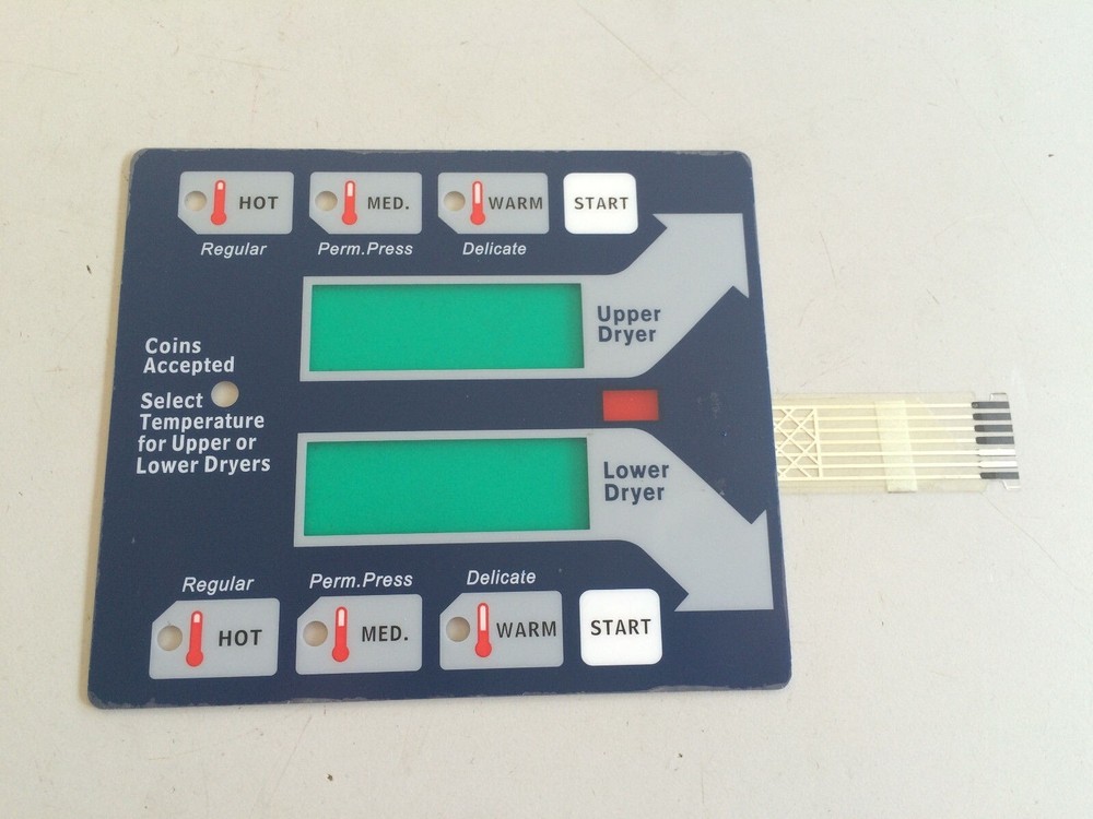 10 Dexter Stack Dryer Computer Bottom Touch Pad # 9801-059-002