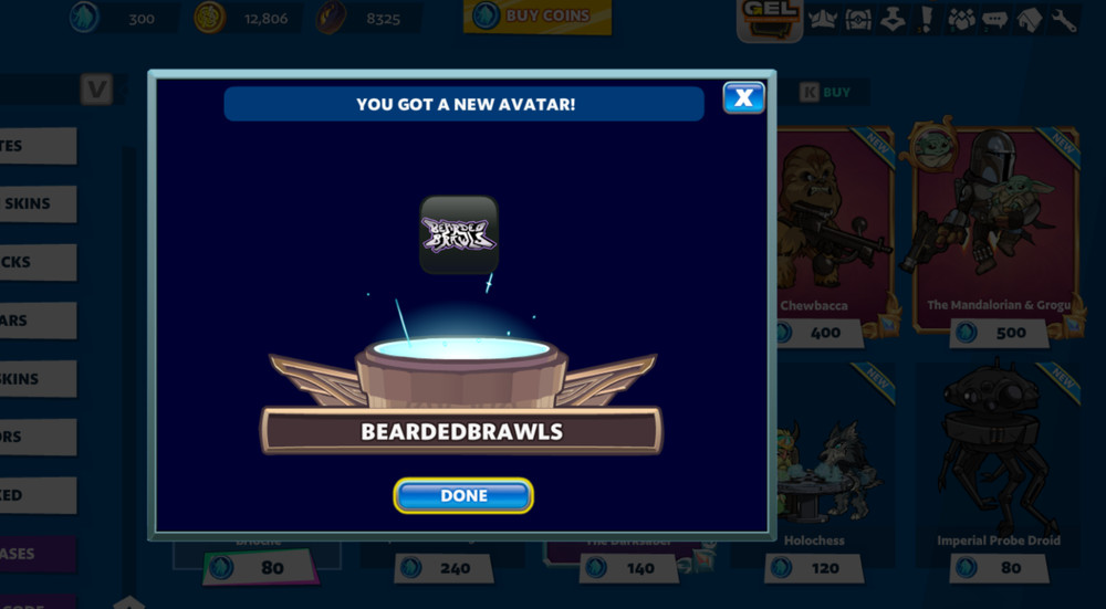 Bearded Brawls avatar brawlhalla - VERY RARE