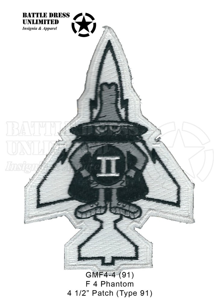 F-4 Phantom II Patch (Marine Corps Navy Air Force Blue Angels)