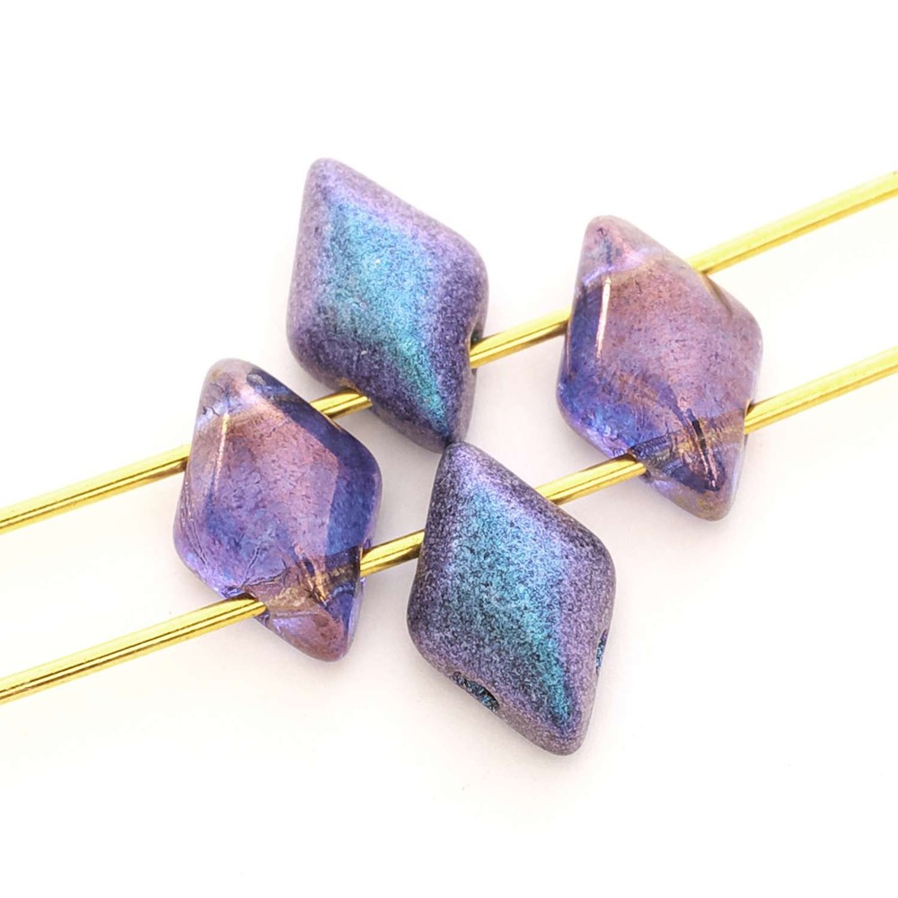 GemDuo Beads Gold Rush 8mm x 5mm