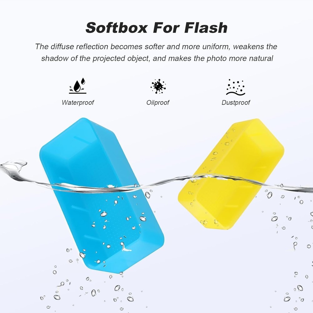 Compact Photography Light Modifiers - Godox im30 Flash Diffuser Set (3 Colors)