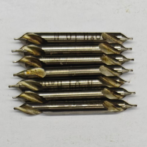 Seven Pieces #1 Combined Drill and Countersink HSS - Center Drill