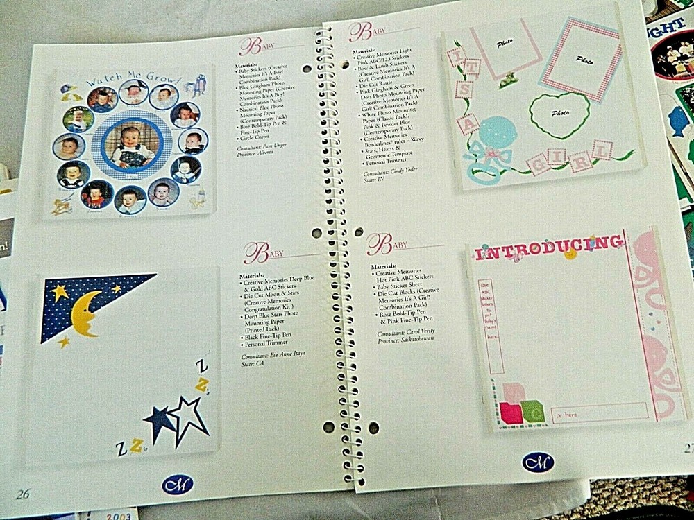 SCRAPBOOK PAGE DESIGN & LAYOUT IDEAS BOOK CREATIVE MEMORIES, VOLUME V (5)