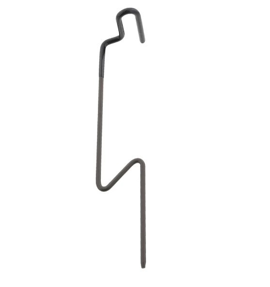 Two Metal Zig Zag Ground Archery Compound Bow Holders for Ground Blind