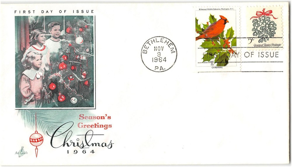 FDC, NWF seal, Bethlehem PA, 1964