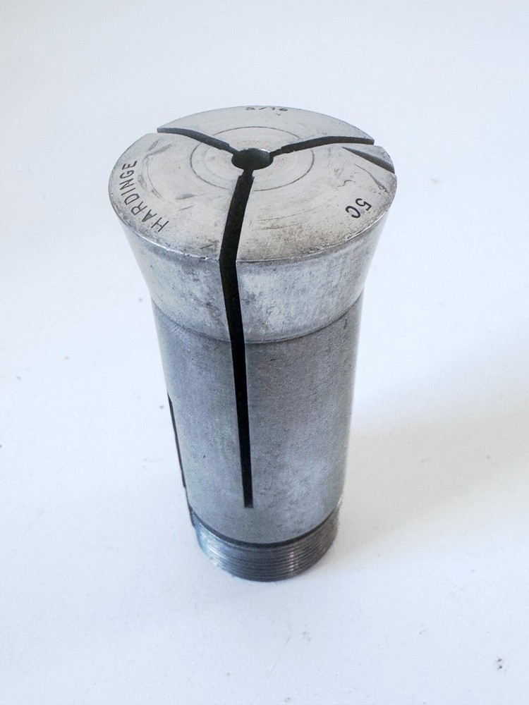 3/16" HARDINGE 5C Round Collet External & Internal Threads .1875" USA
