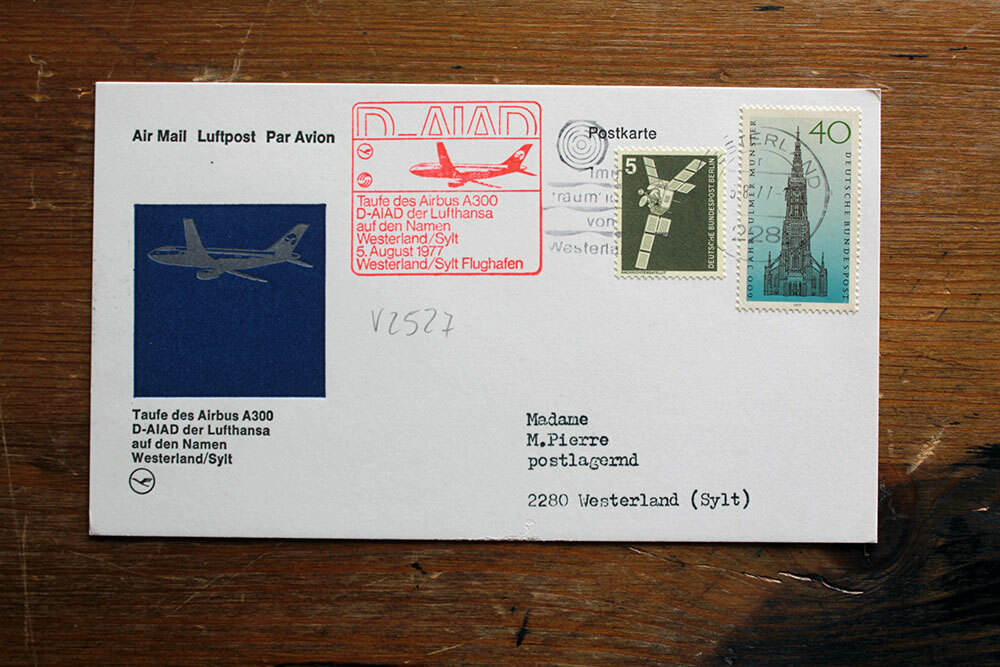 FIRST FLIGHT LUFTHANSA (V2527)