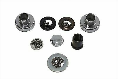Chrome Fork Neck Cup Kit for Harley Davidson by V-Twin
