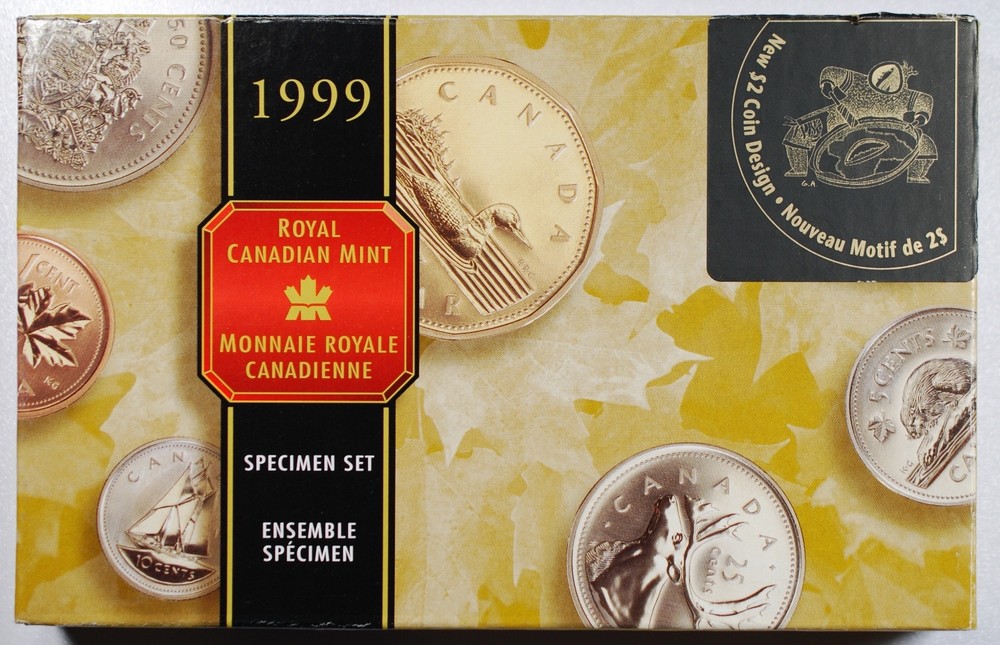 1999 Specimen Set Featuring Nunavut $2 Coin