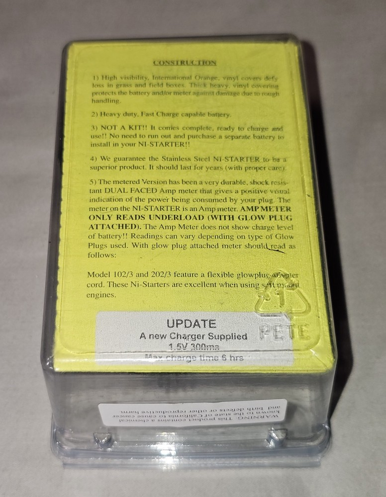 McDaniel R/C AC Adaptor ADA 0150300 Mcd201 Ni-Starter Sonic-Tronics (Open-Box)