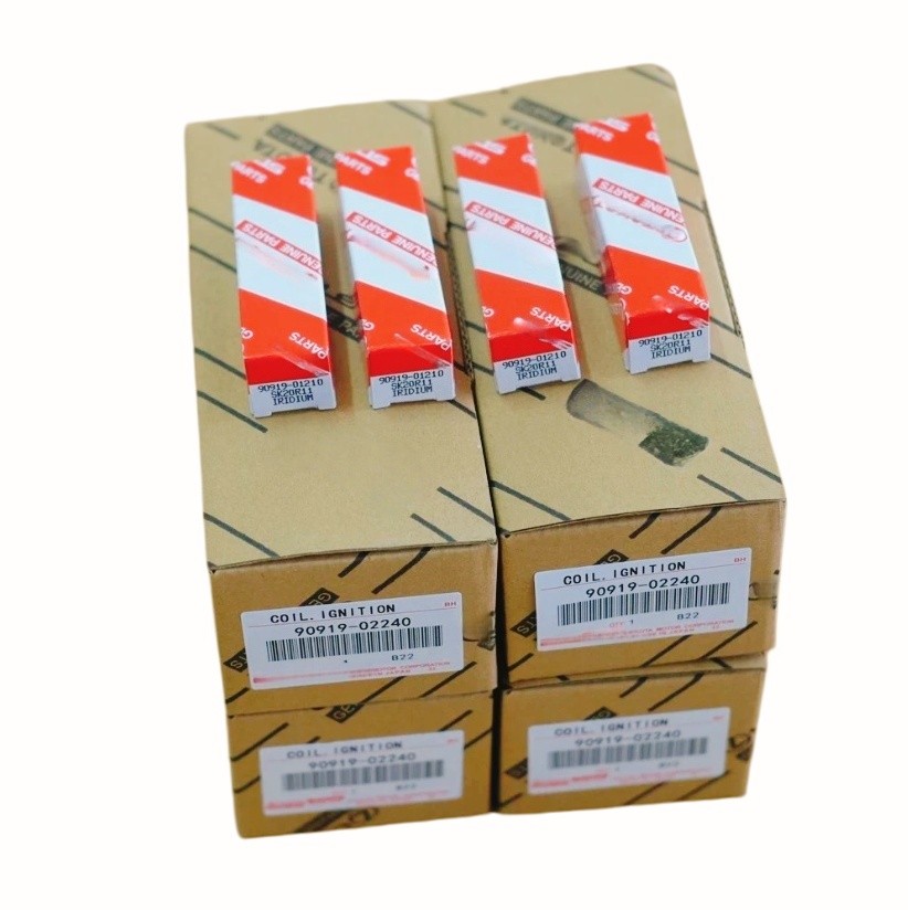 NEW 4X Ignition Coils + Iridium Spark Plugs For 2001-10 Prius Echo Yaris