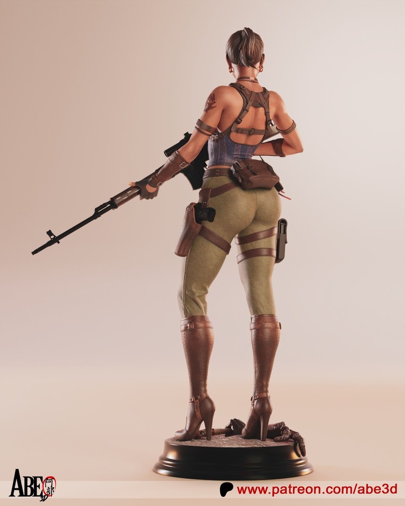 Sheva Alomar Statue 3D Printed kit Unpainted/Unassembled