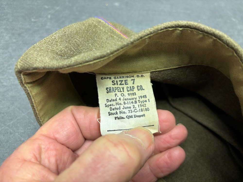 3 WW2 Army Garrison Caps