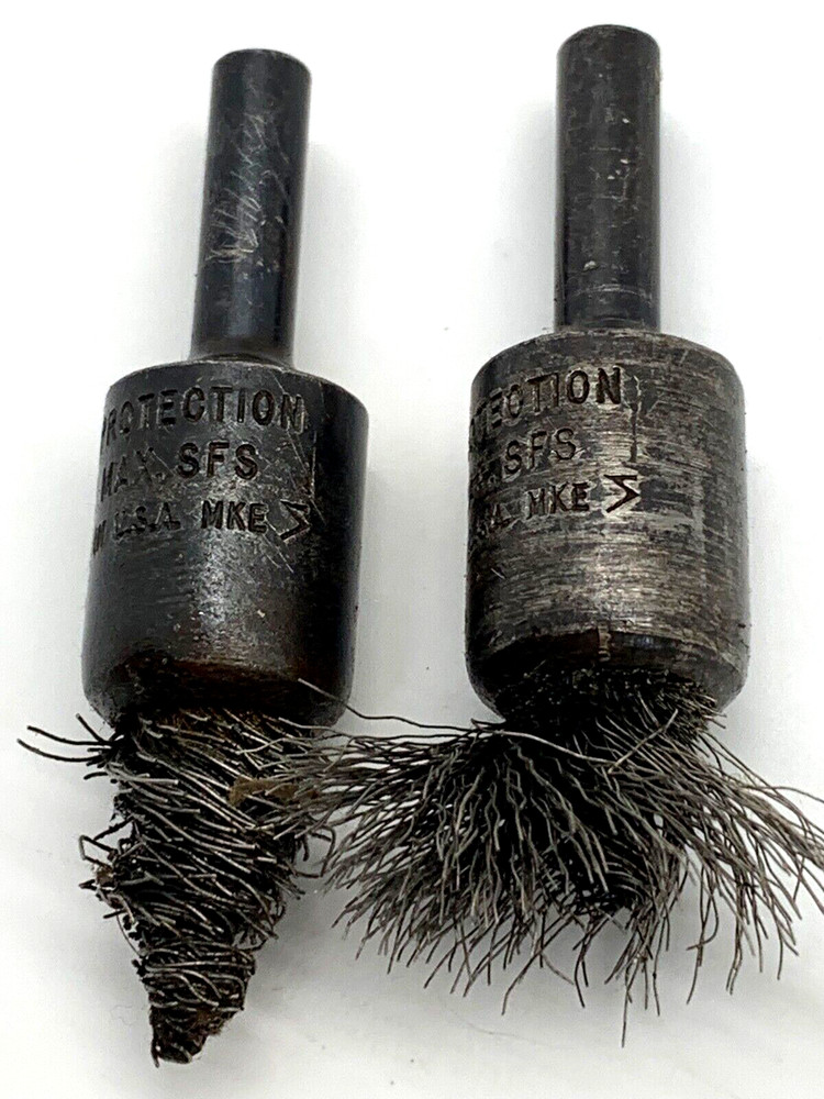 🇺🇸 Blue Point Tools USA Solid Wire End Brush Die Grinder Bit 1/4" Shank Wheel