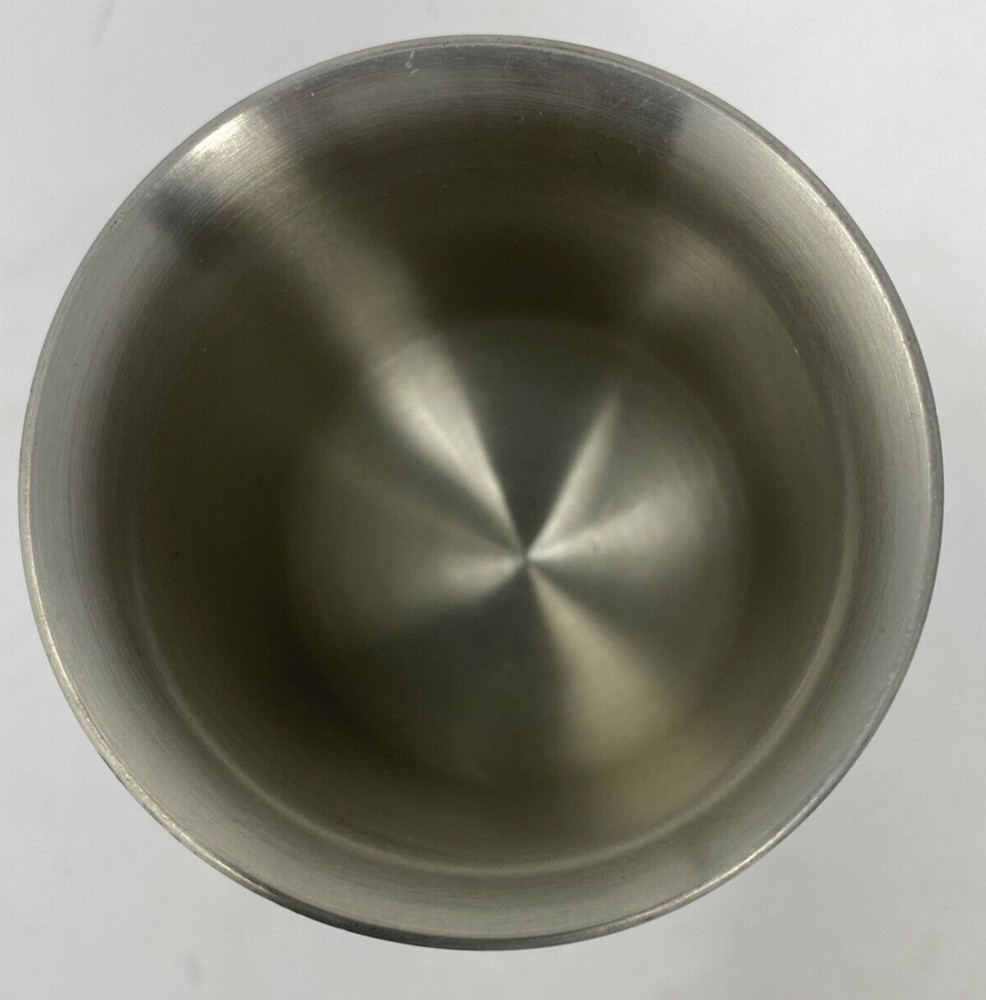 The Jacob Rosenthal Collection Jerusalem Genuine Pewter Kiddish Cup 5”