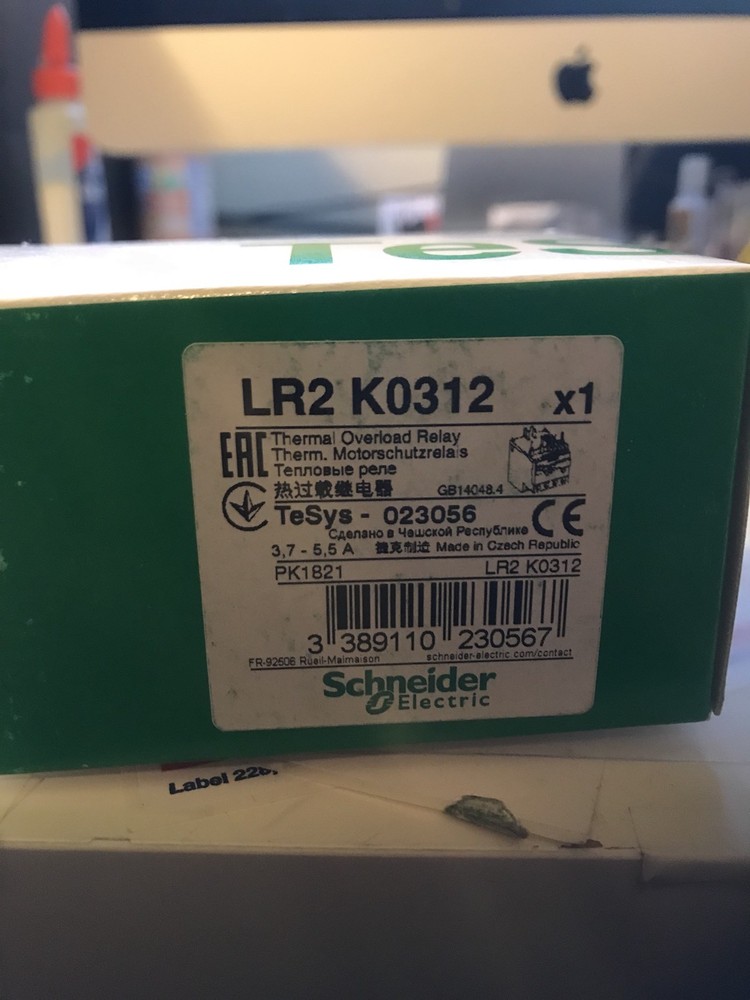 LRD0K0312. Overload. Relay