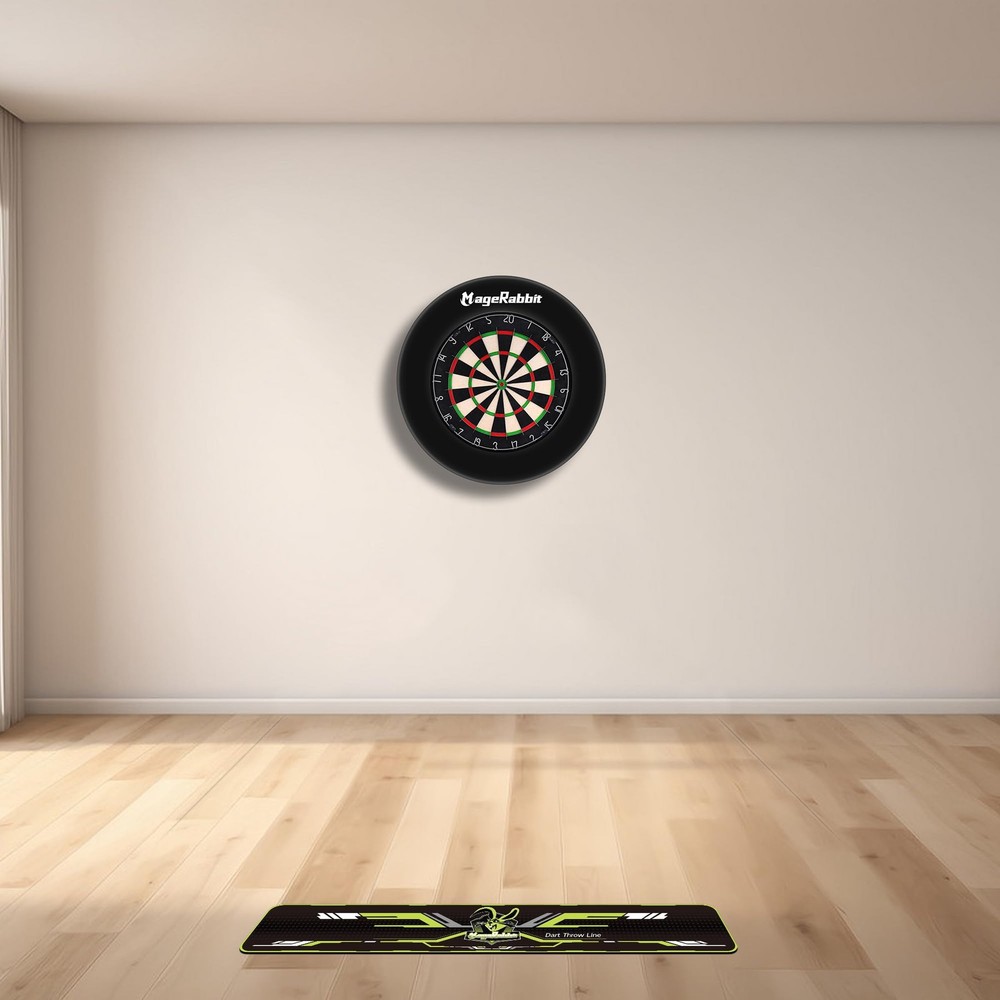Dartboard Hanger - Wall Mounting Kit with Hooks for Small, silvery