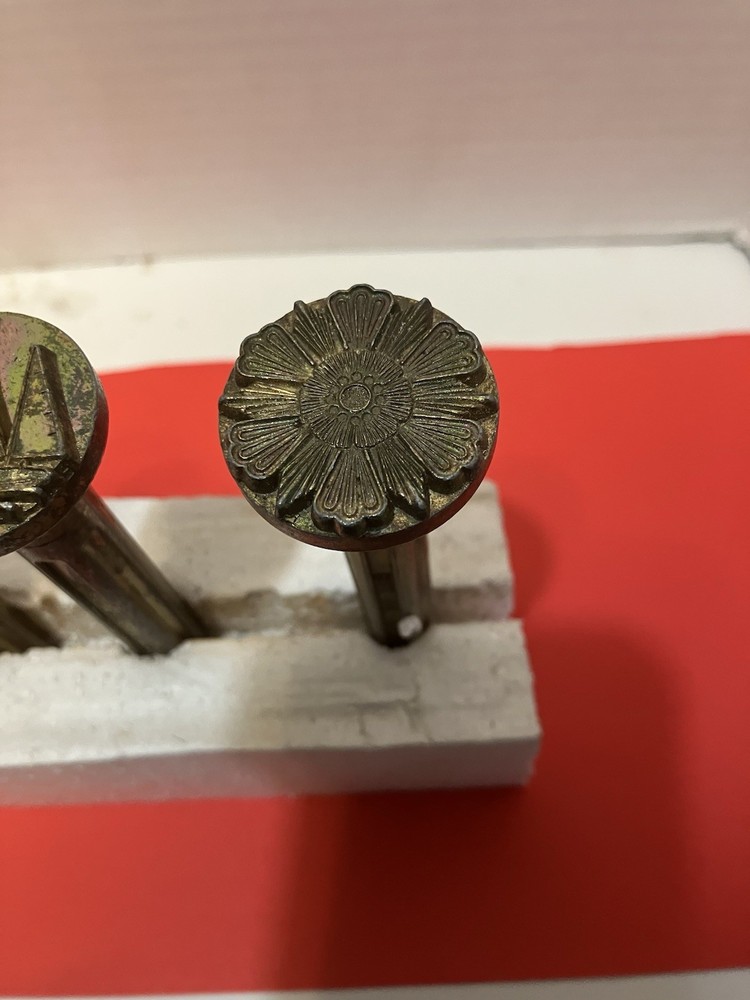 Vintage 7 Leather Tool Stamps Basic Tool USA