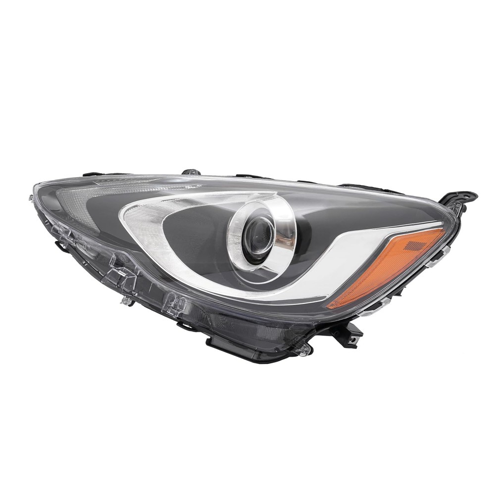 Halogen Headlight For Prius C 2015-2017 Chrome Housing Left Driver Side