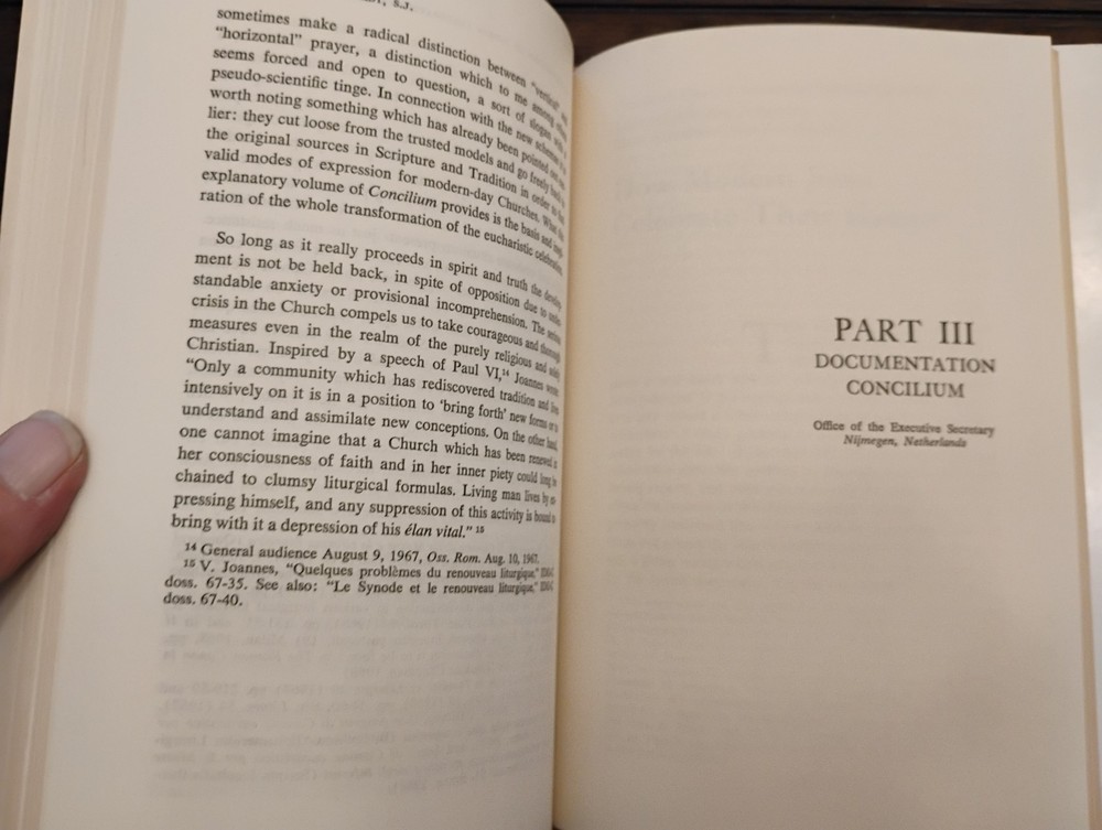 Book Concilium 40 Scripture The Breaking of Bread HC/DJ Library