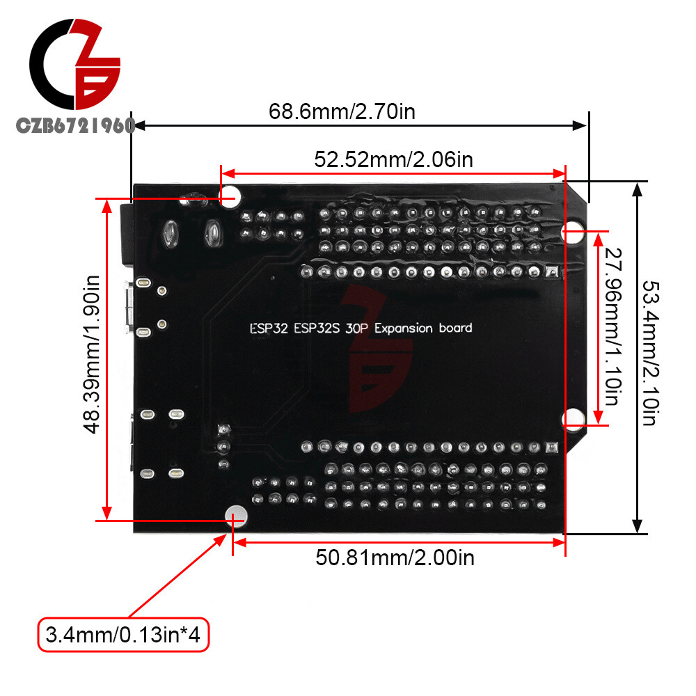 ESP32 30P Development Expansion board for ESP32 Development Board Board