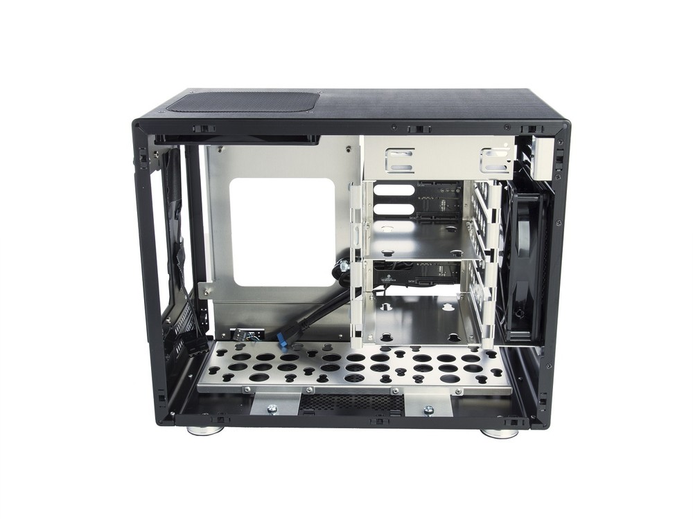 Computer Case By Integer Computers Black Aluminum Model B-18