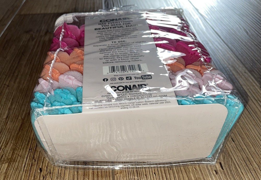 Roll Set And Sleep Soft Curls Conair Foam Rollers