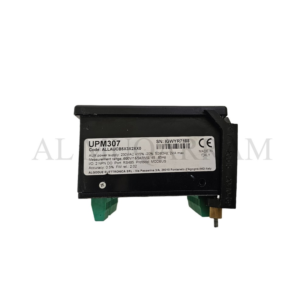 Algodue UPM307 Multifunction Power Meter | Code ALLAUCB5X3X2XX0 | MODBUS RS485