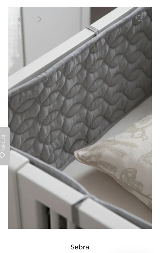 Sebra Crib Canopy Grey