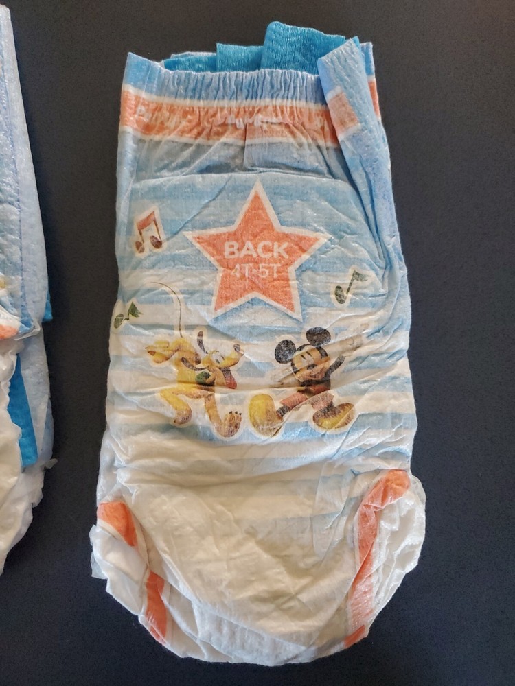 Huggies Pull-ups 4t-5t Mickey Mouse Potty Training Diapers SAMPLE PACK 4 Diapers