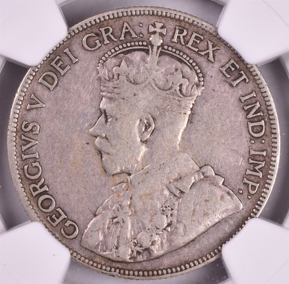 1932 Canada 50 Cents - NGC VF20
