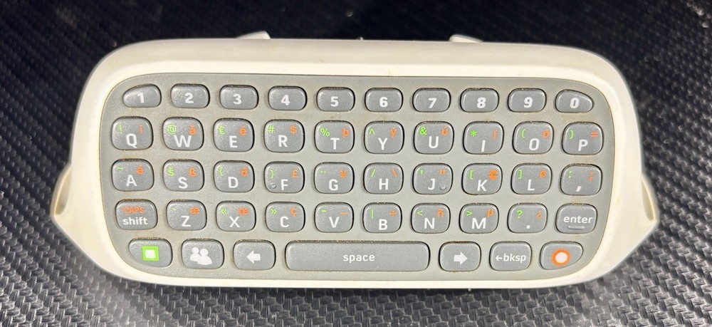 Xbox 360 Chatpad White Keypad Controller Attachment works!