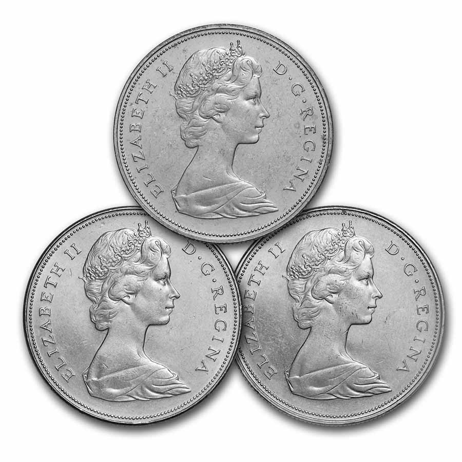 1968-2016 Canada Nickel-Clad Dollar Avg Circ