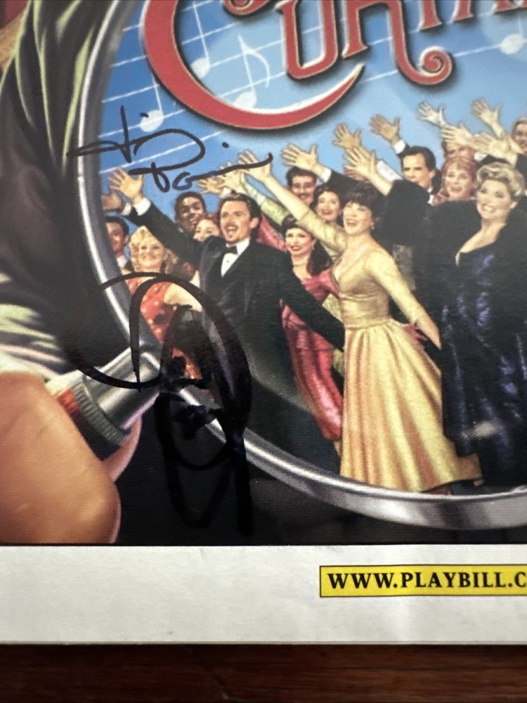 Curtains Signed Playbill March 2007 Hitschfield Theatre