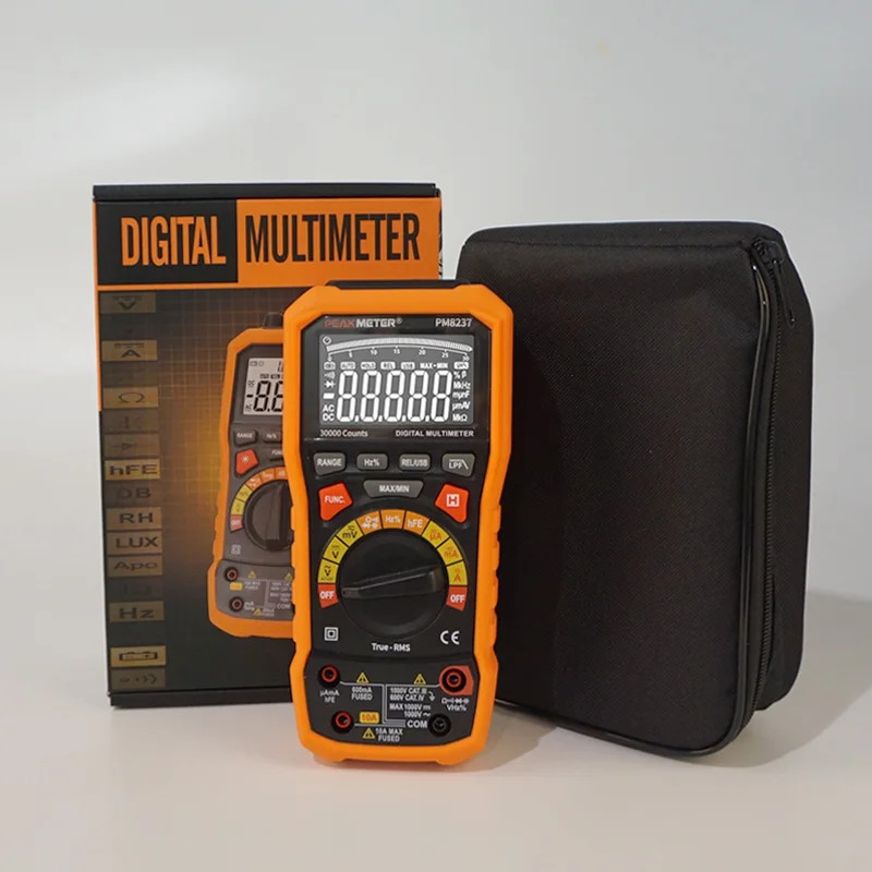 True RMS Multimeter 4½ Digital Voltmeter Ammeter LPF VFD Freq Tester USB PC Con
