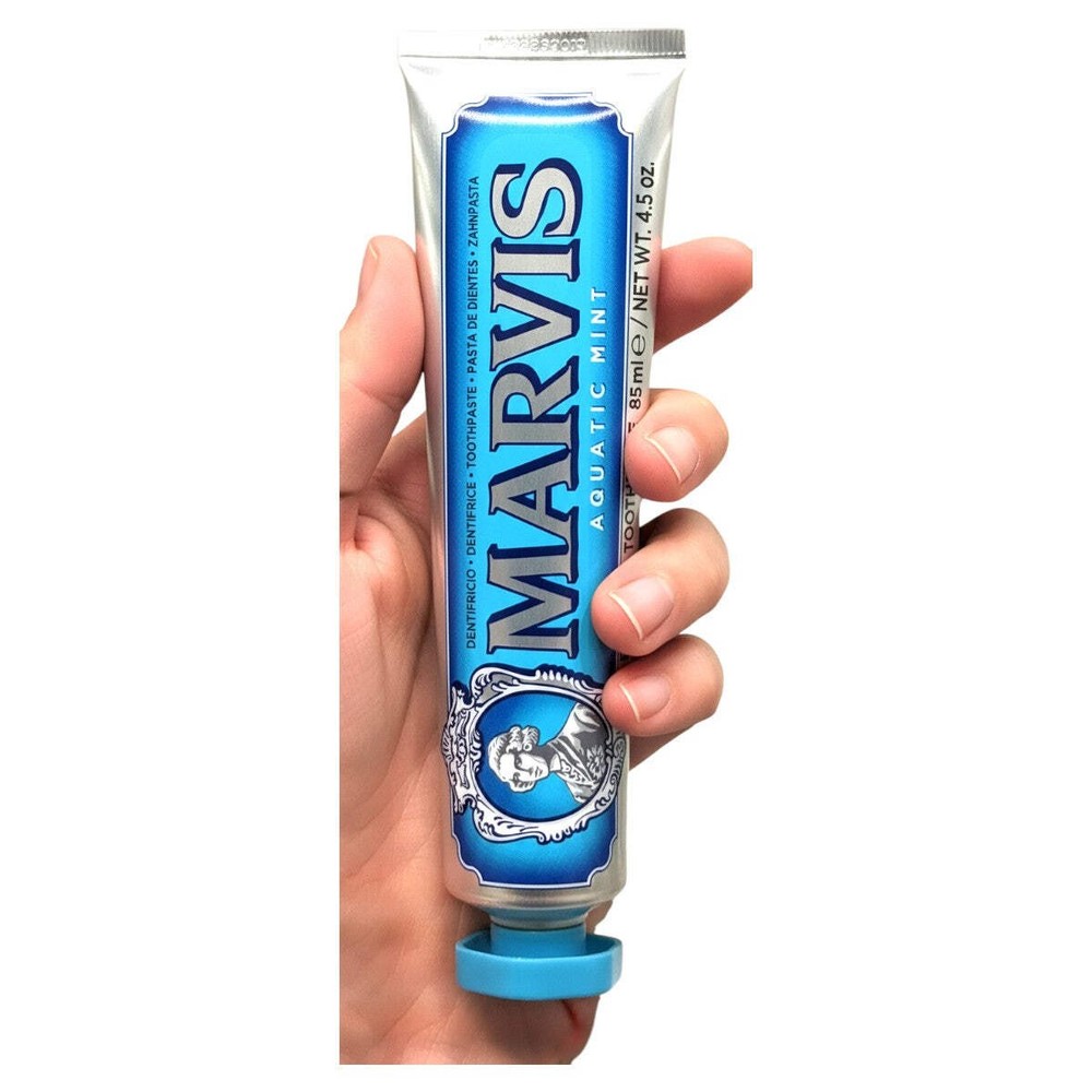 Marvis Aquatic Mint Toothpaste – Fresh & Cool Whitening Formula 85 ml