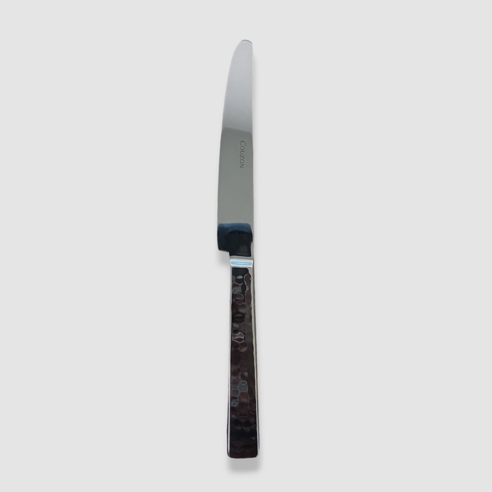 Couzon Silver Ato Hammered Dinner Knife