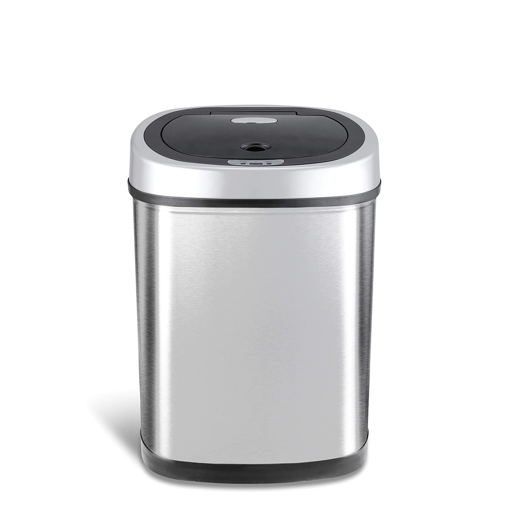 NINESTARS DZT-42-9 Automatic Touchless Infrared Motion Sensor Trash Can 11 Gal