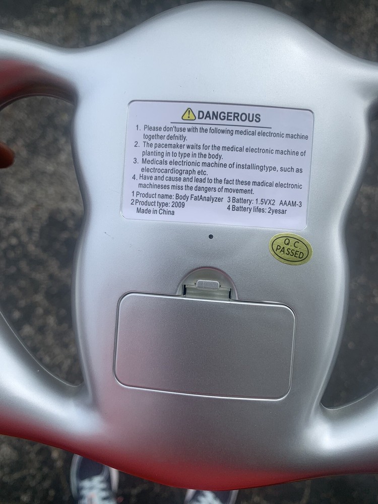 Body Fat Analyzer handheld works great