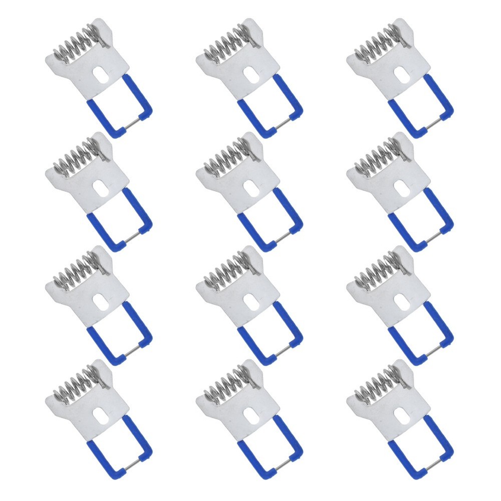 12 Pcs Retaining Clips Ceiling Lights Spring Detachable for Downlight Clamps