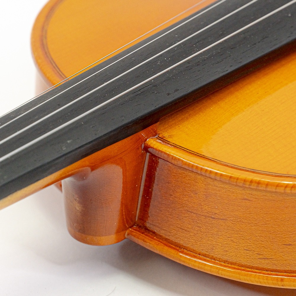 Mendini by Cecilio MV400 Solid Wood Violin – Beginner/Student Model with Case