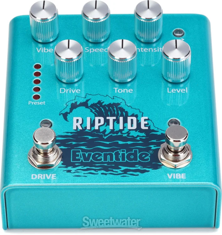Eventide Riptide Stereo Drive and Uni-Vibe Effects Pedal