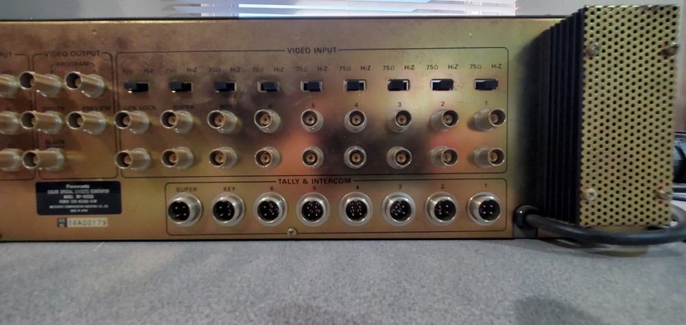 Panasonic Video Switcher & Effects Generator Model WJ-4600A