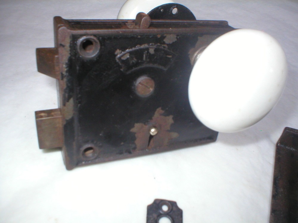 Antique Victorian Era Surface Mount Door Hardware