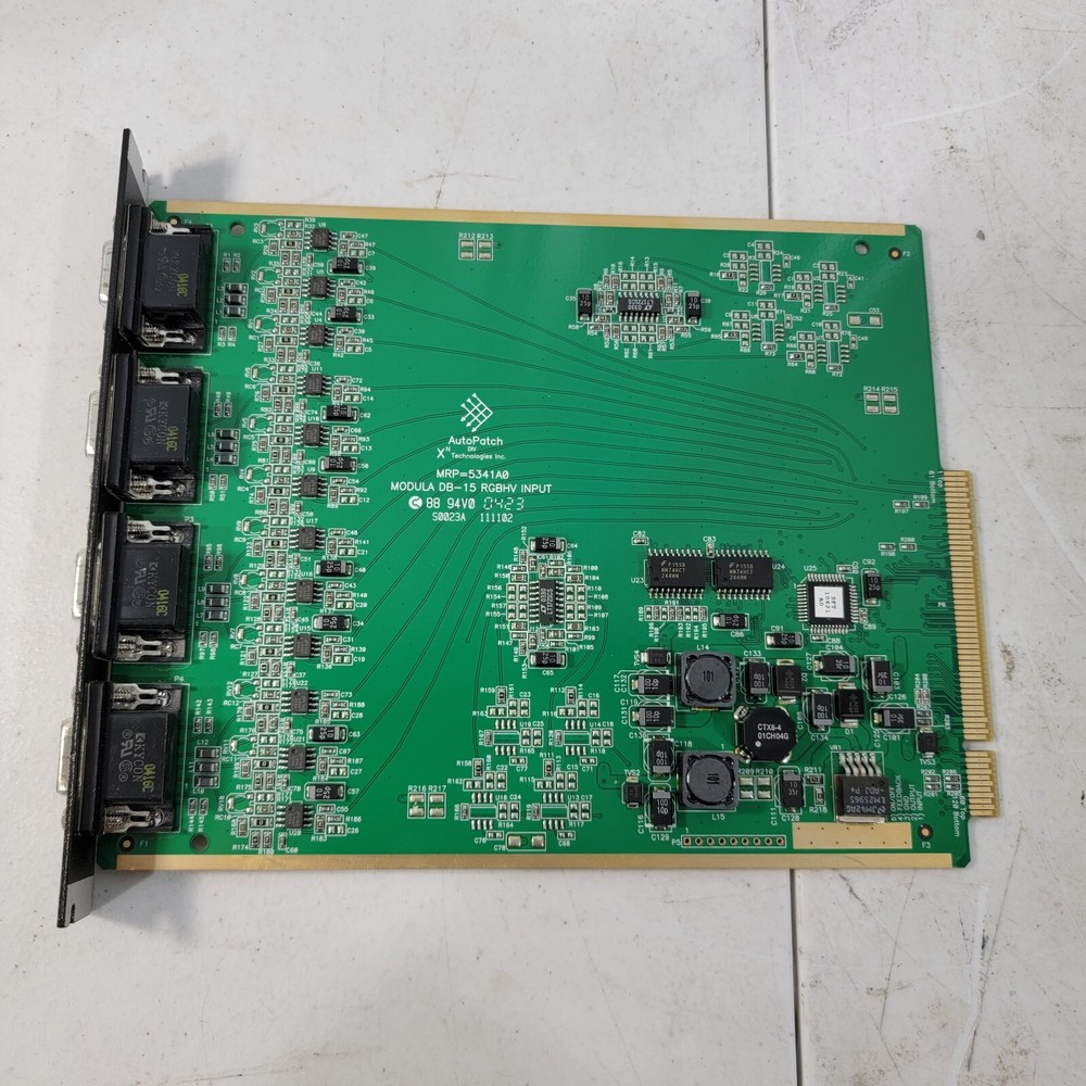 AUTOPATCH MRP=5341A0 Modula DB-15 RGBHV Input